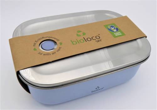 Bioloco Sky Lunchbox, light blue